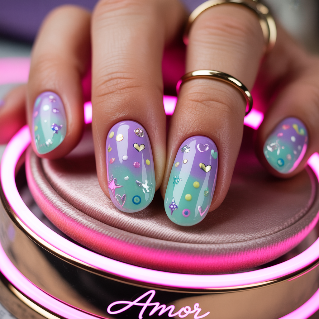 cute funky nails