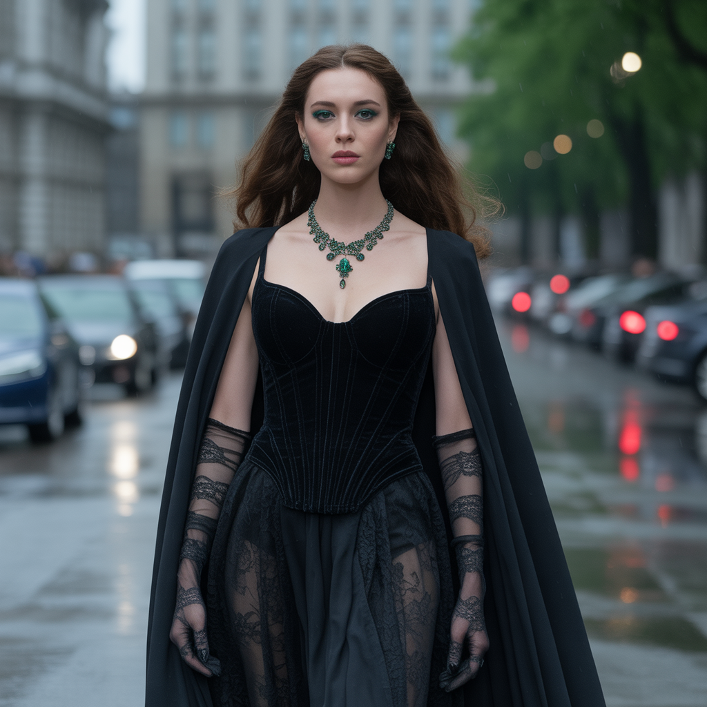 dark feminine outfits
