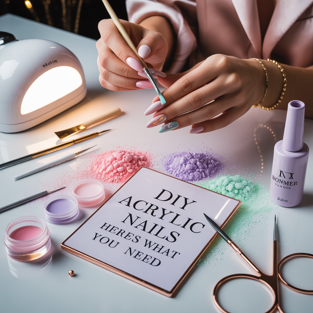 diy acrylic nails heres what you need