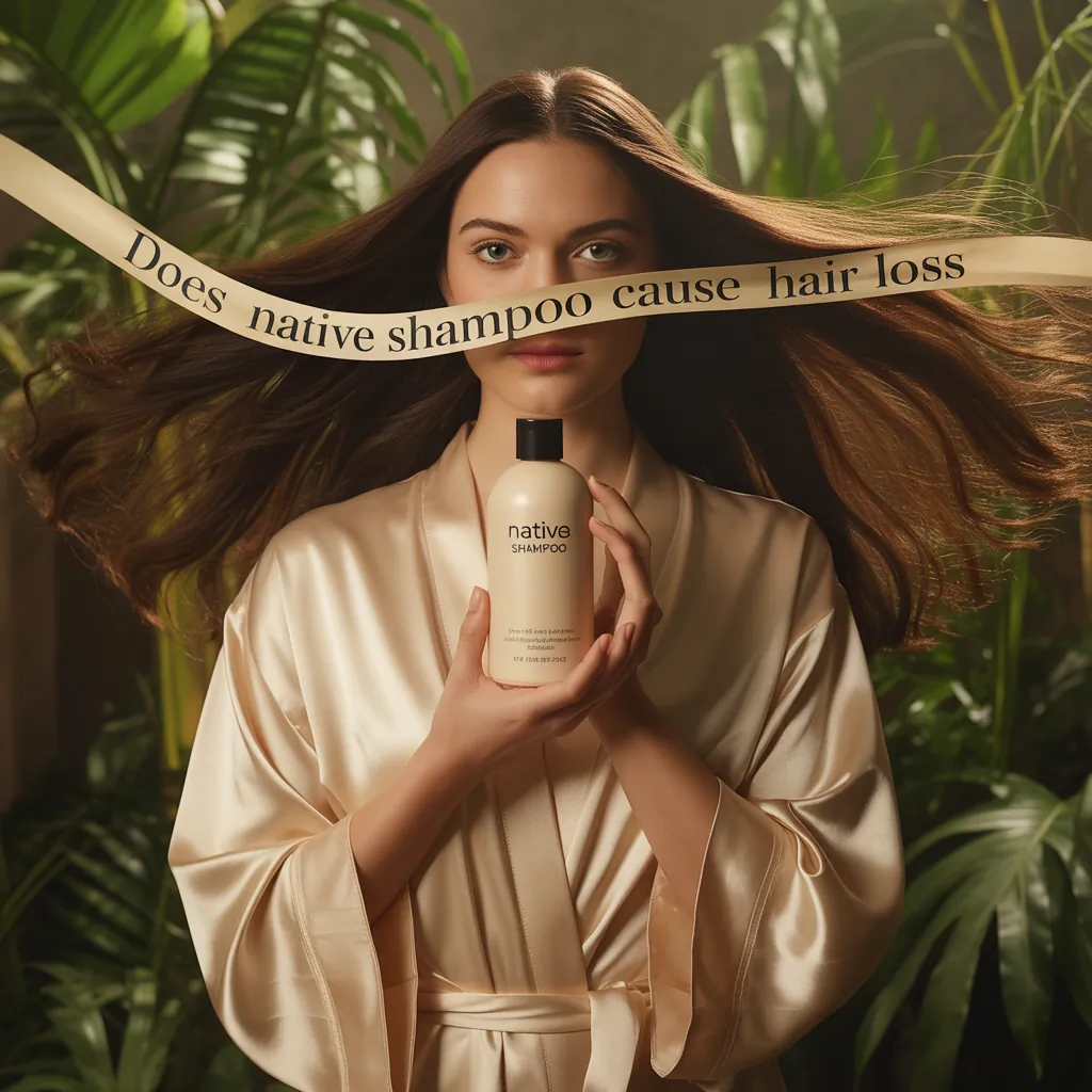 does native shampoo cause hair loss