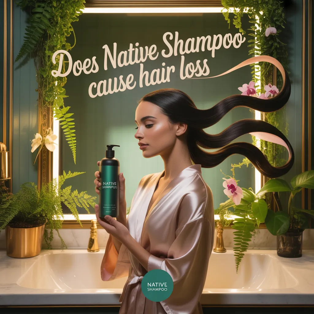 does native shampoo cause hair loss
