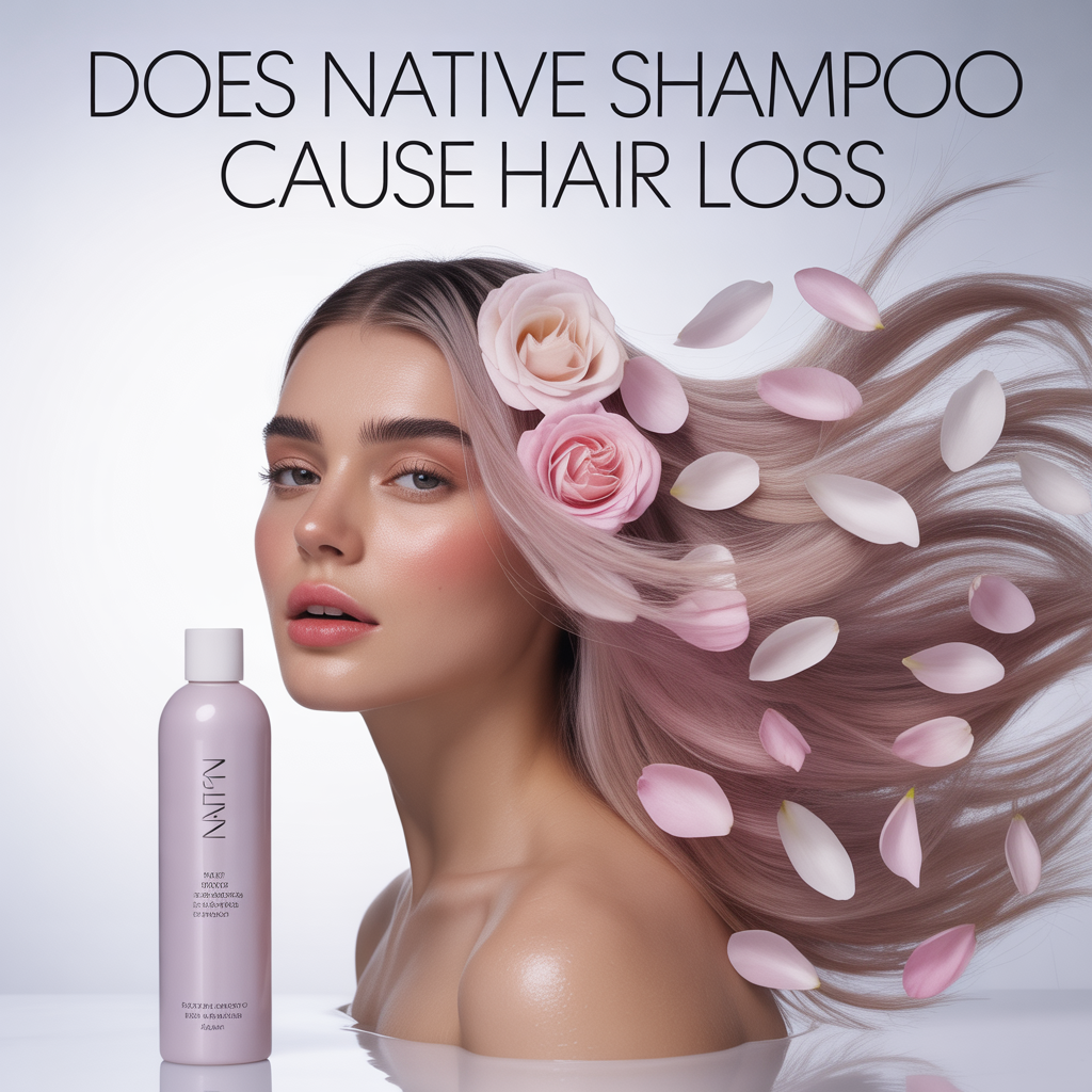 does native shampoo cause hair loss