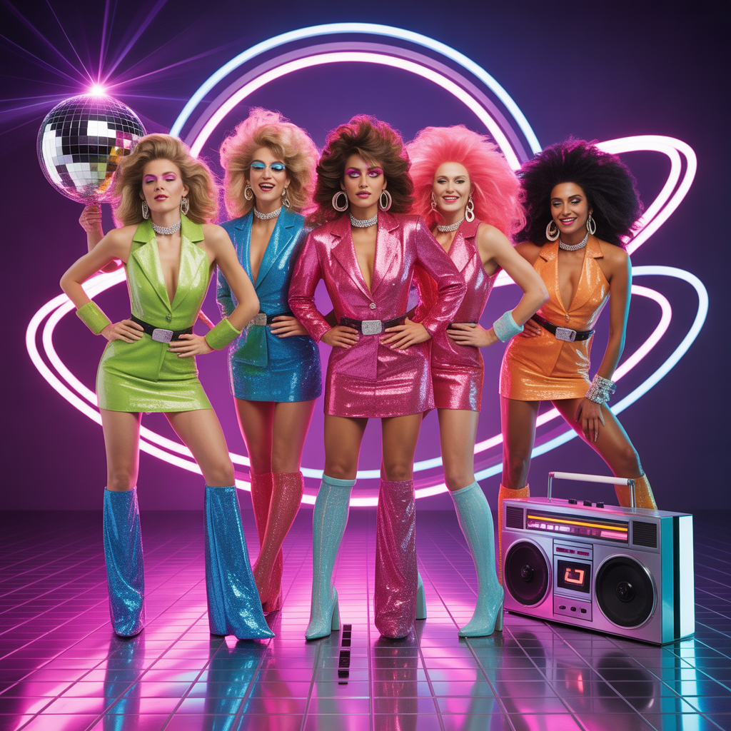 dress 80s style party