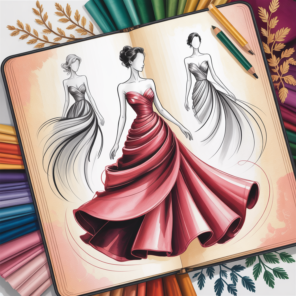 dress design sketches