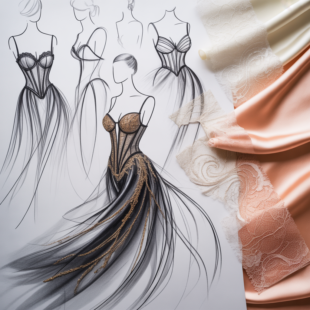 dress design sketches