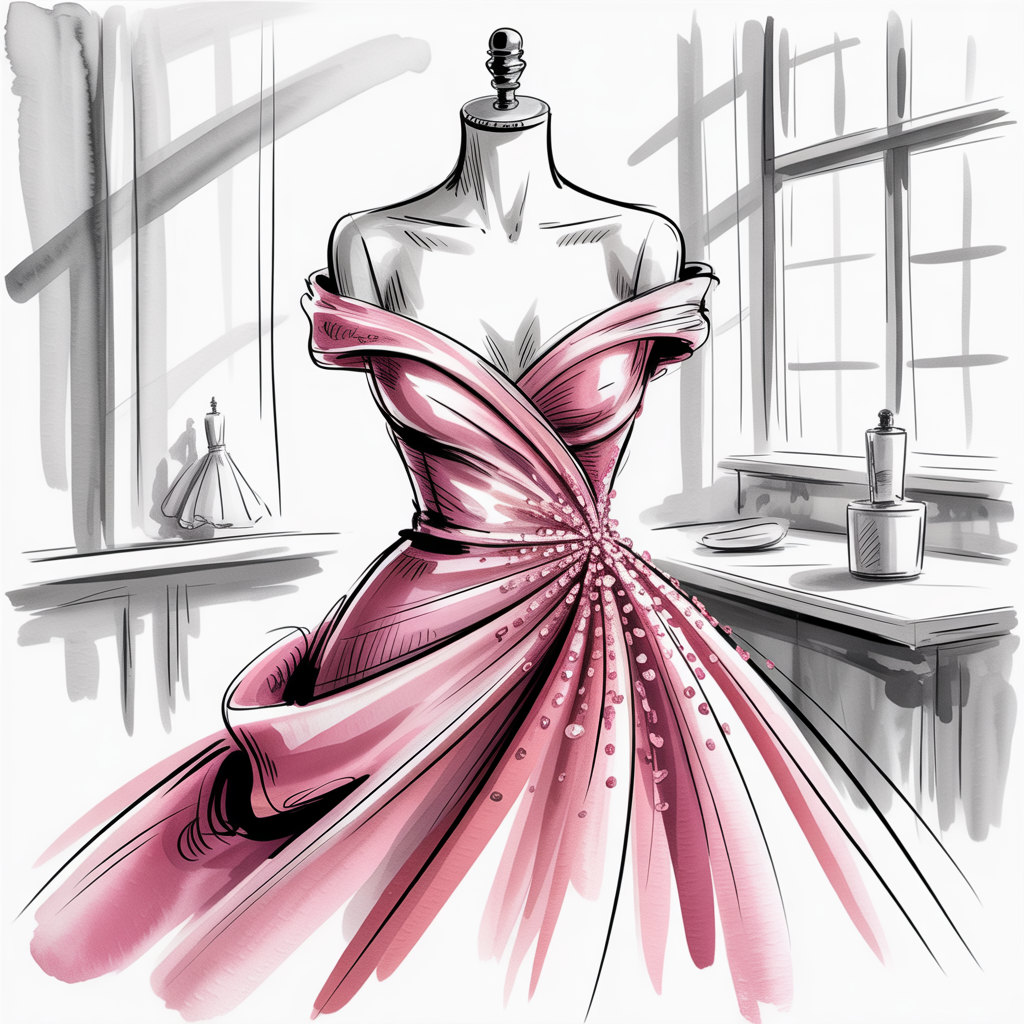 dress drawing