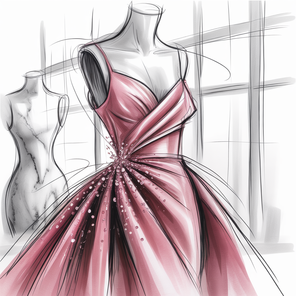 dress drawing