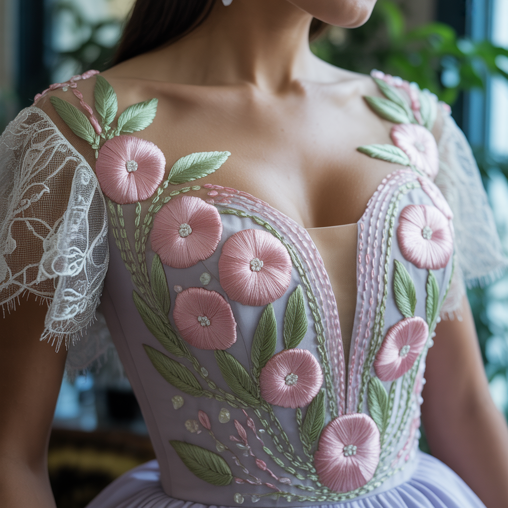 dress embroidery