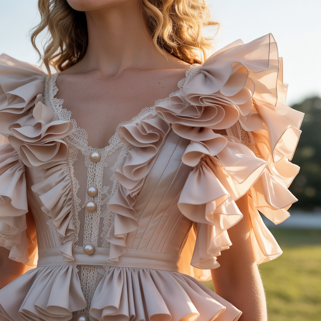 dress ruffles