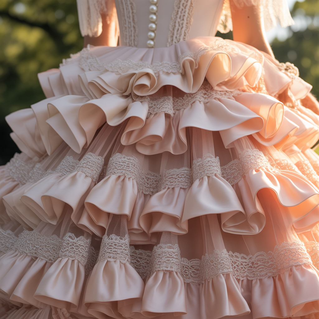 dress ruffles