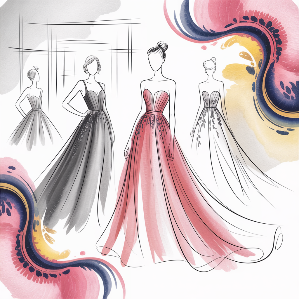 dress sketches