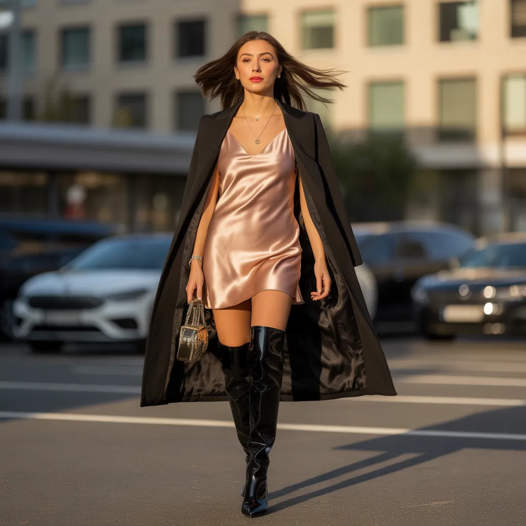 dresses to wear with thigh high boots