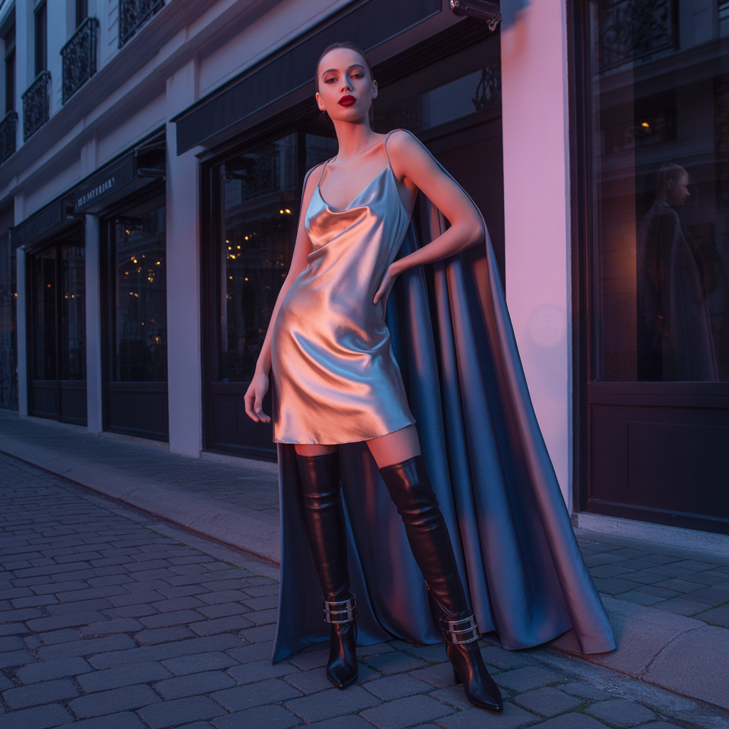 dresses to wear with thigh high boots