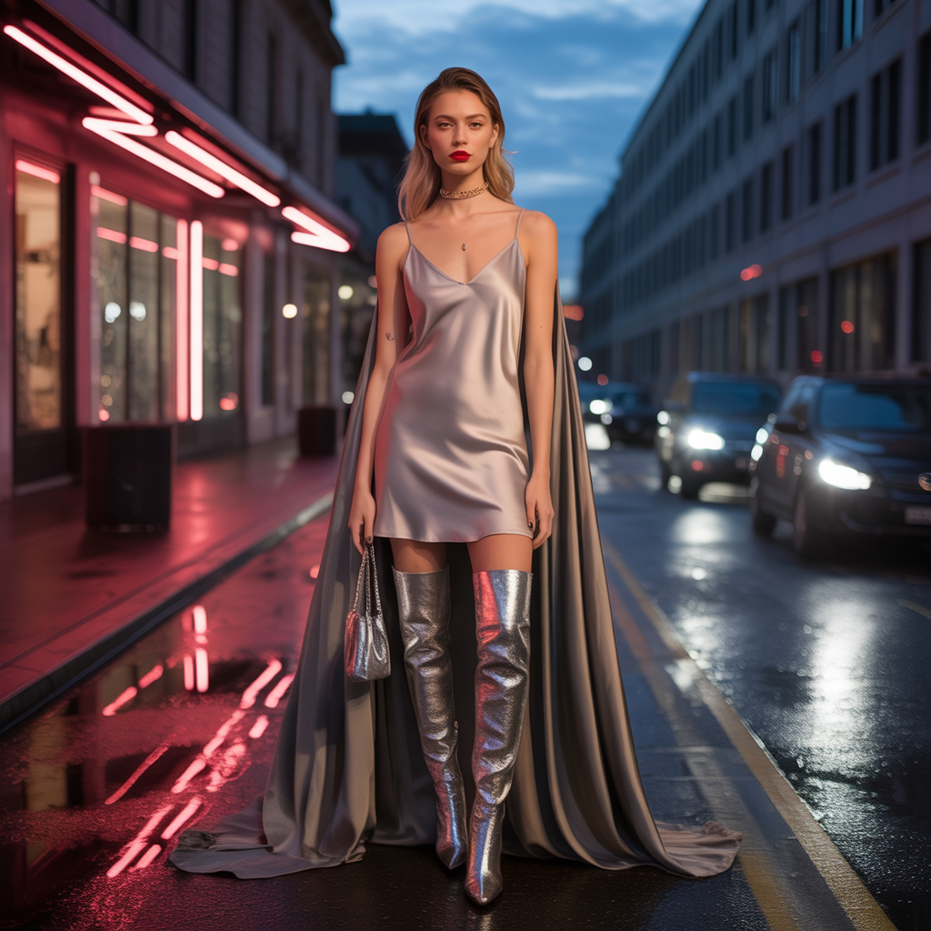 dresses to wear with thigh high boots