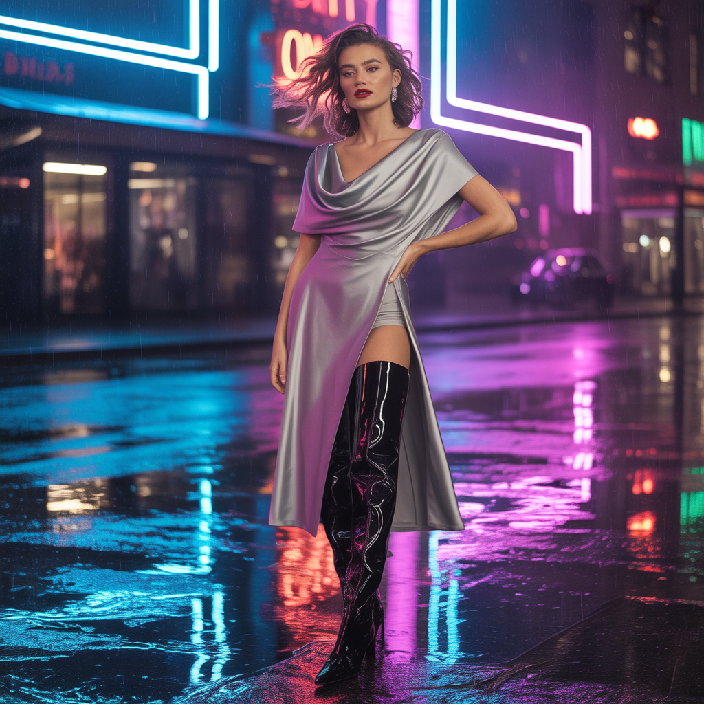 dresses to wear with thigh high boots