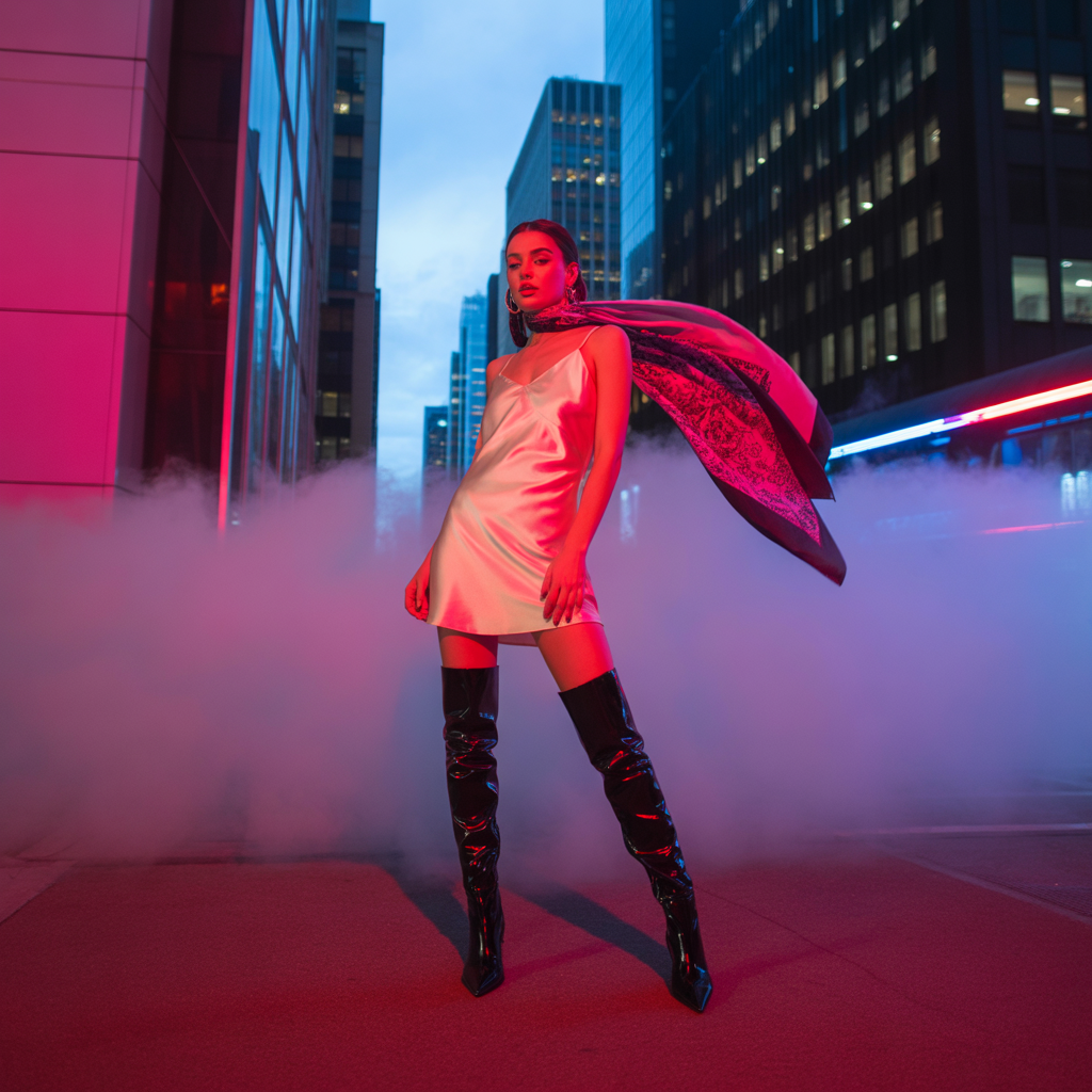 dresses to wear with thigh high boots