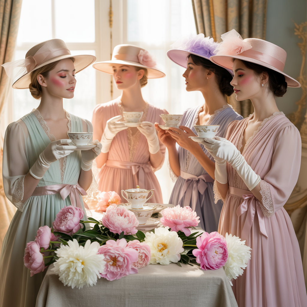 elegant tea party outfits