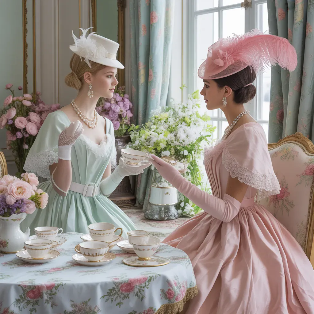 elegant tea party outfits