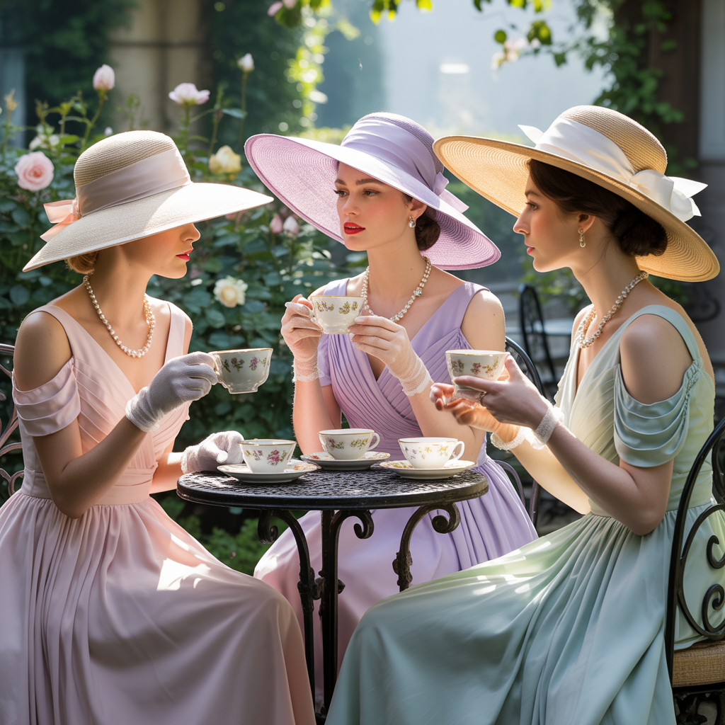 elegant tea party outfits