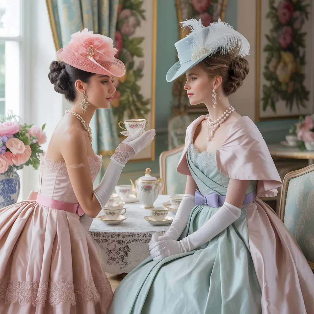 elegant tea party outfits