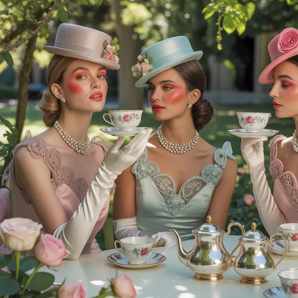 elegant tea party outfits