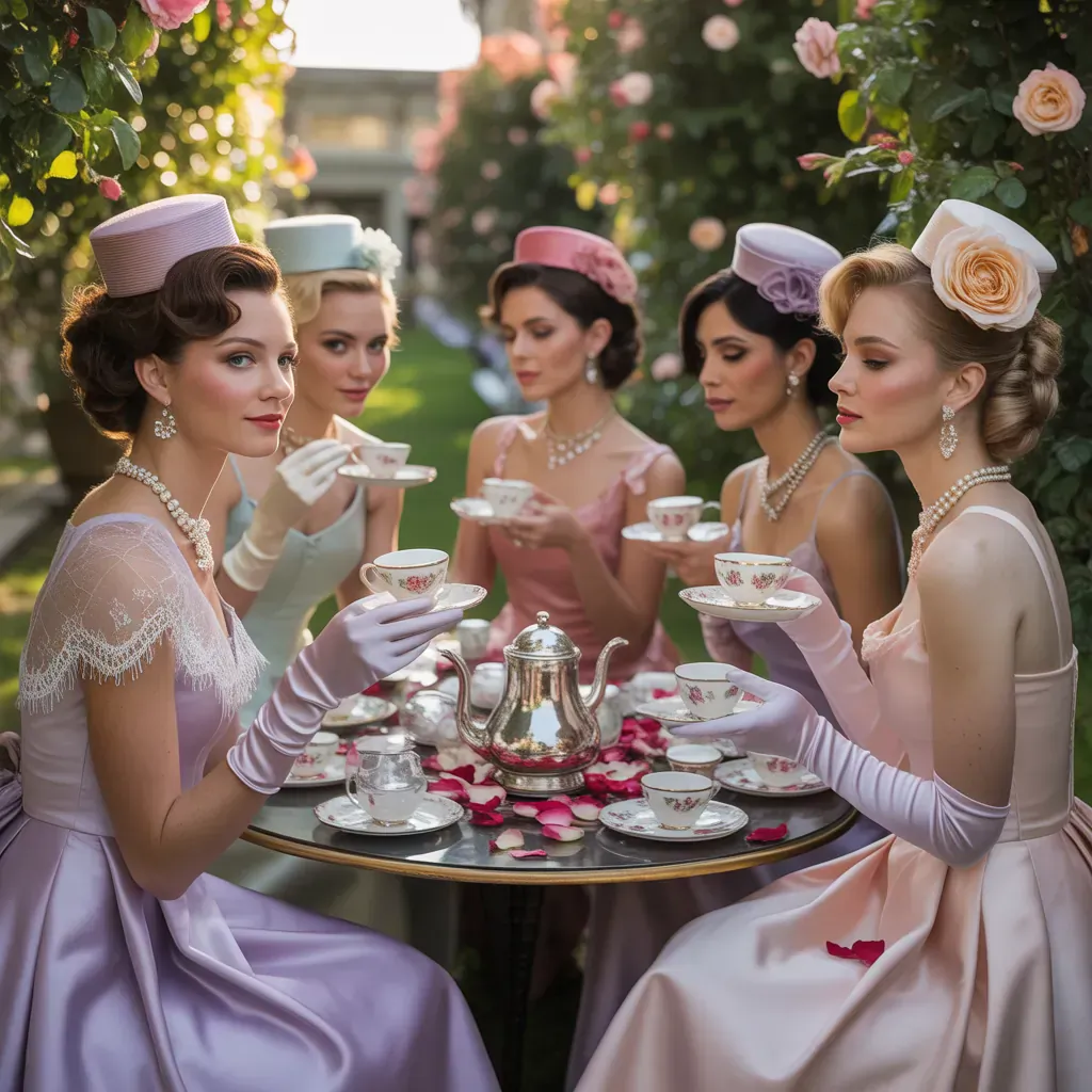 elegant tea party outfits