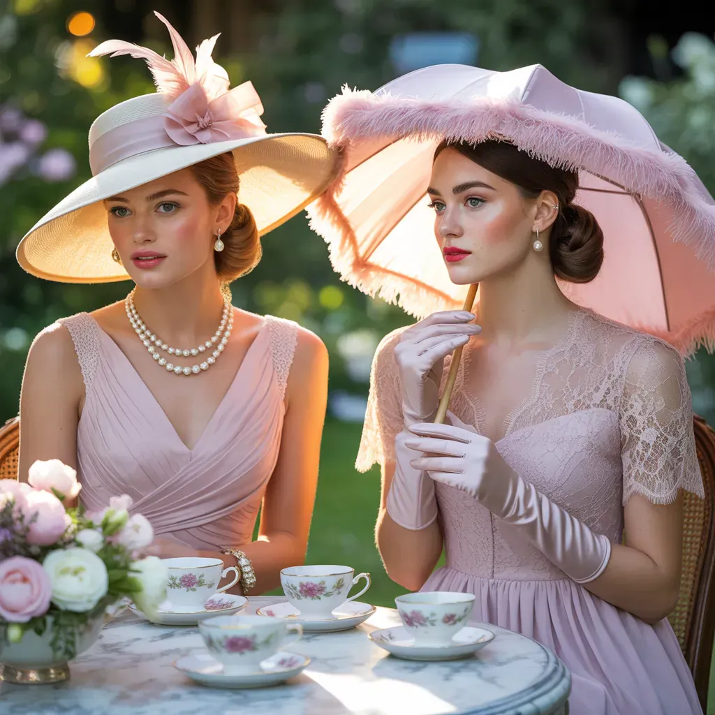 elegant tea party outfits