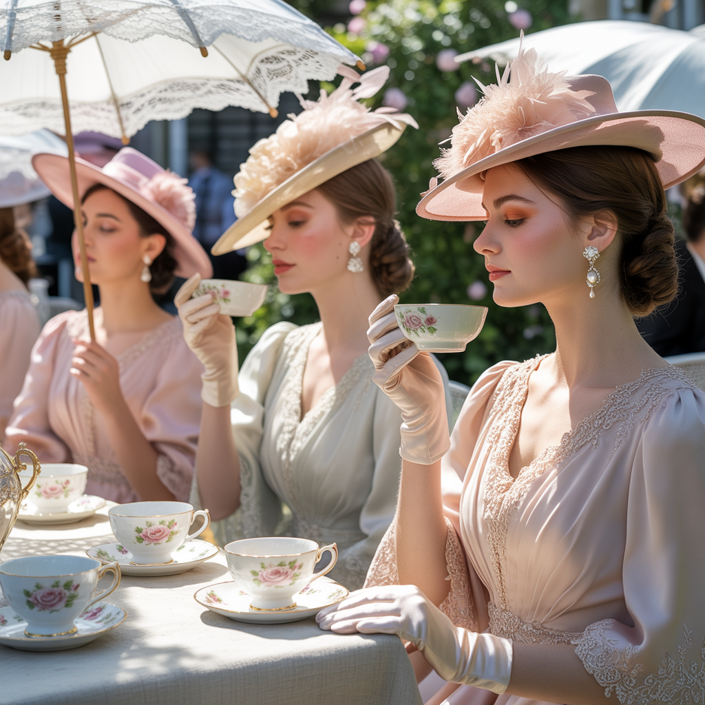 elegant tea party outfits