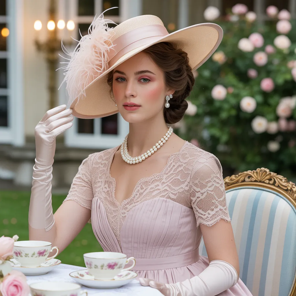 elegant tea party outfits