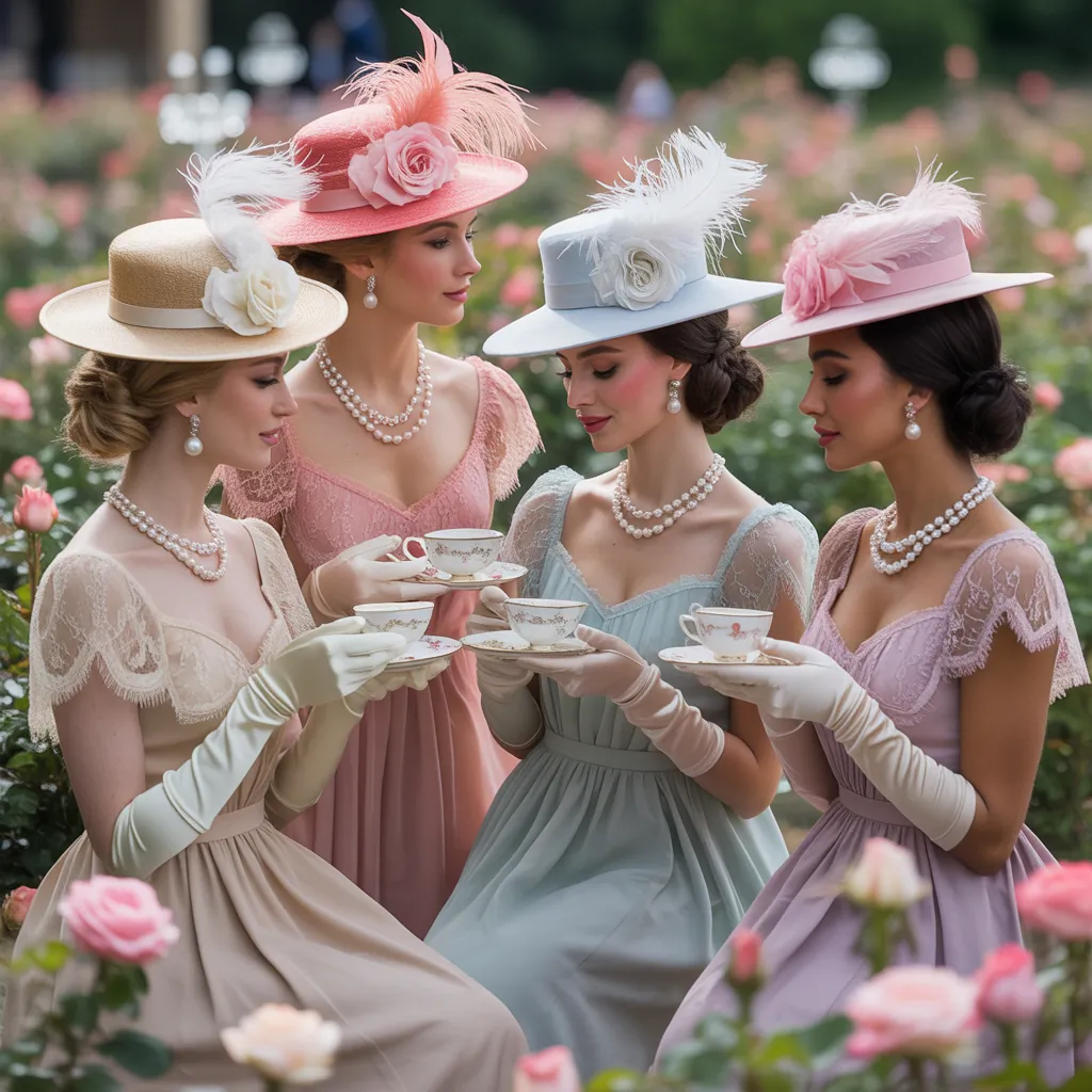 elegant tea party outfits