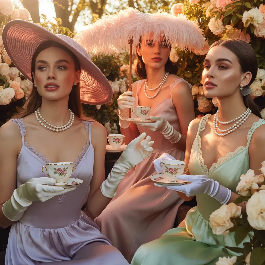 elegant tea party outfits