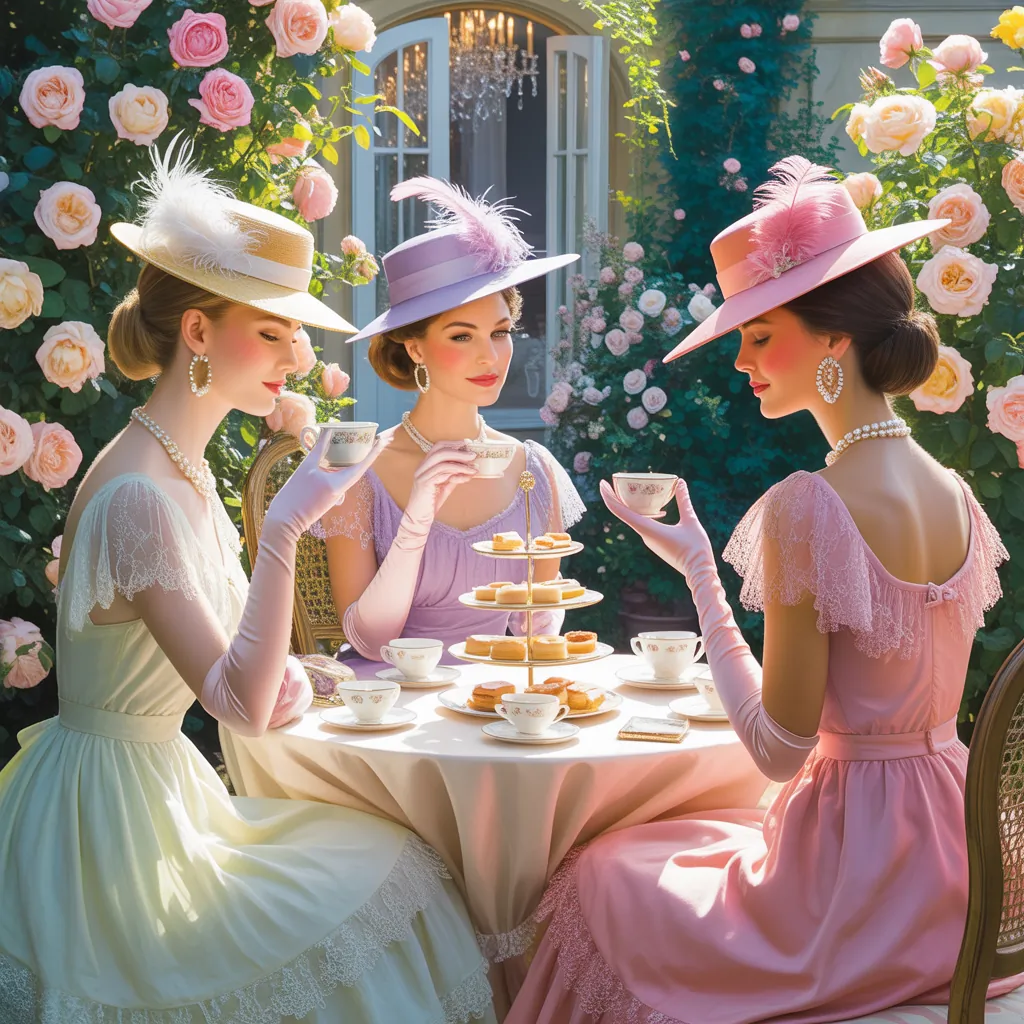 elegant tea party outfits