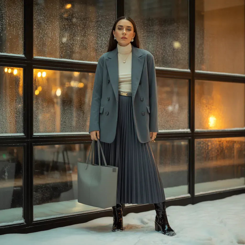 elegant winter workwear