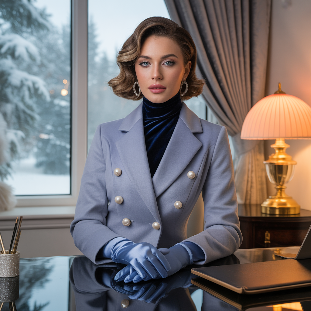 elegant winter workwear