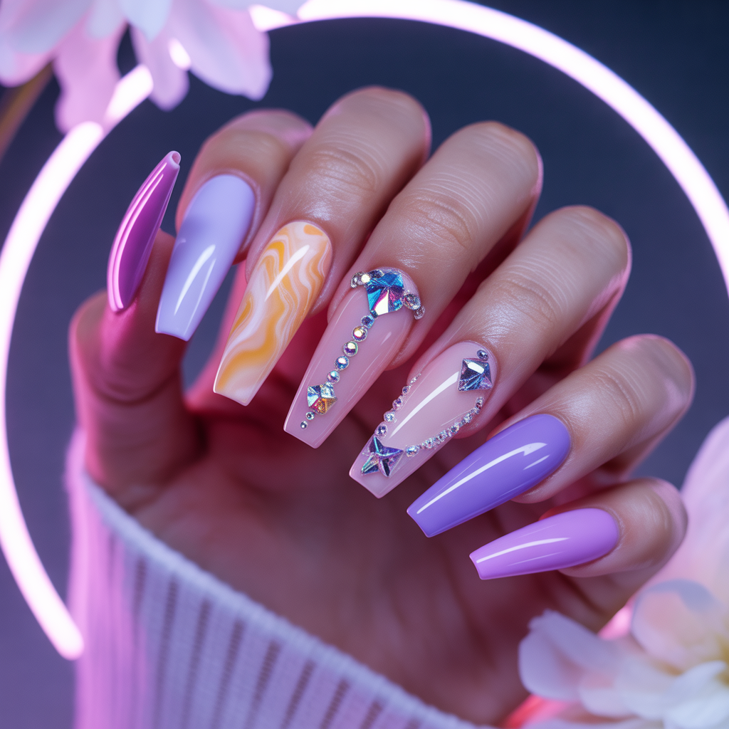 fake nails ideas