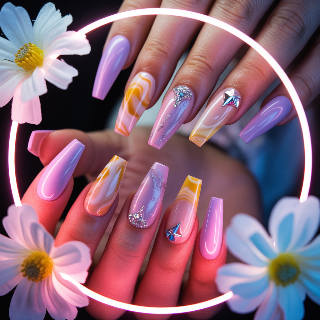 fake nails ideas
