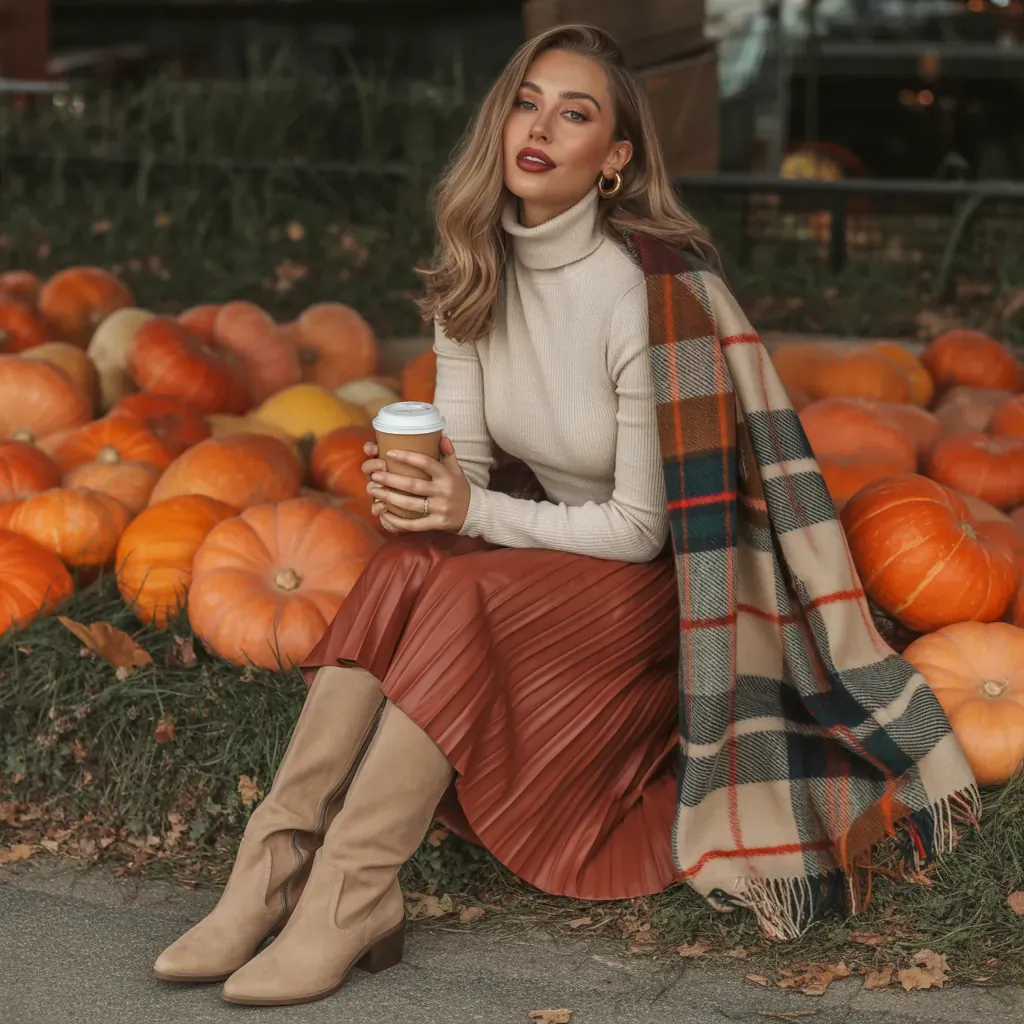 fall outfit ideas pumpkin patch coffee dates