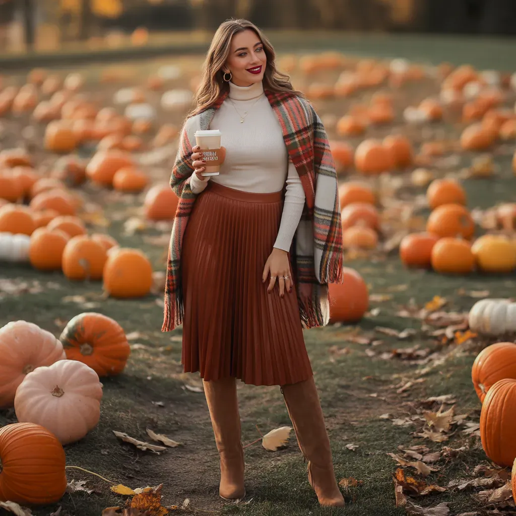 fall outfit ideas pumpkin patch coffee dates