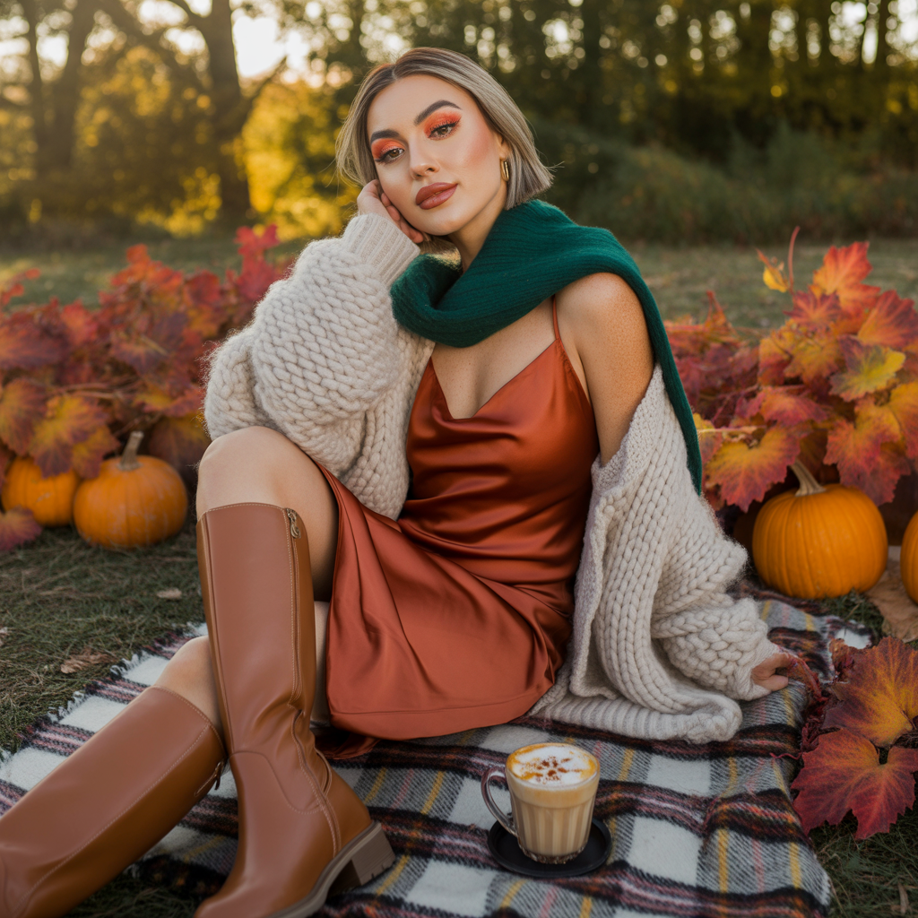 fall outfit ideas pumpkin patch coffee dates