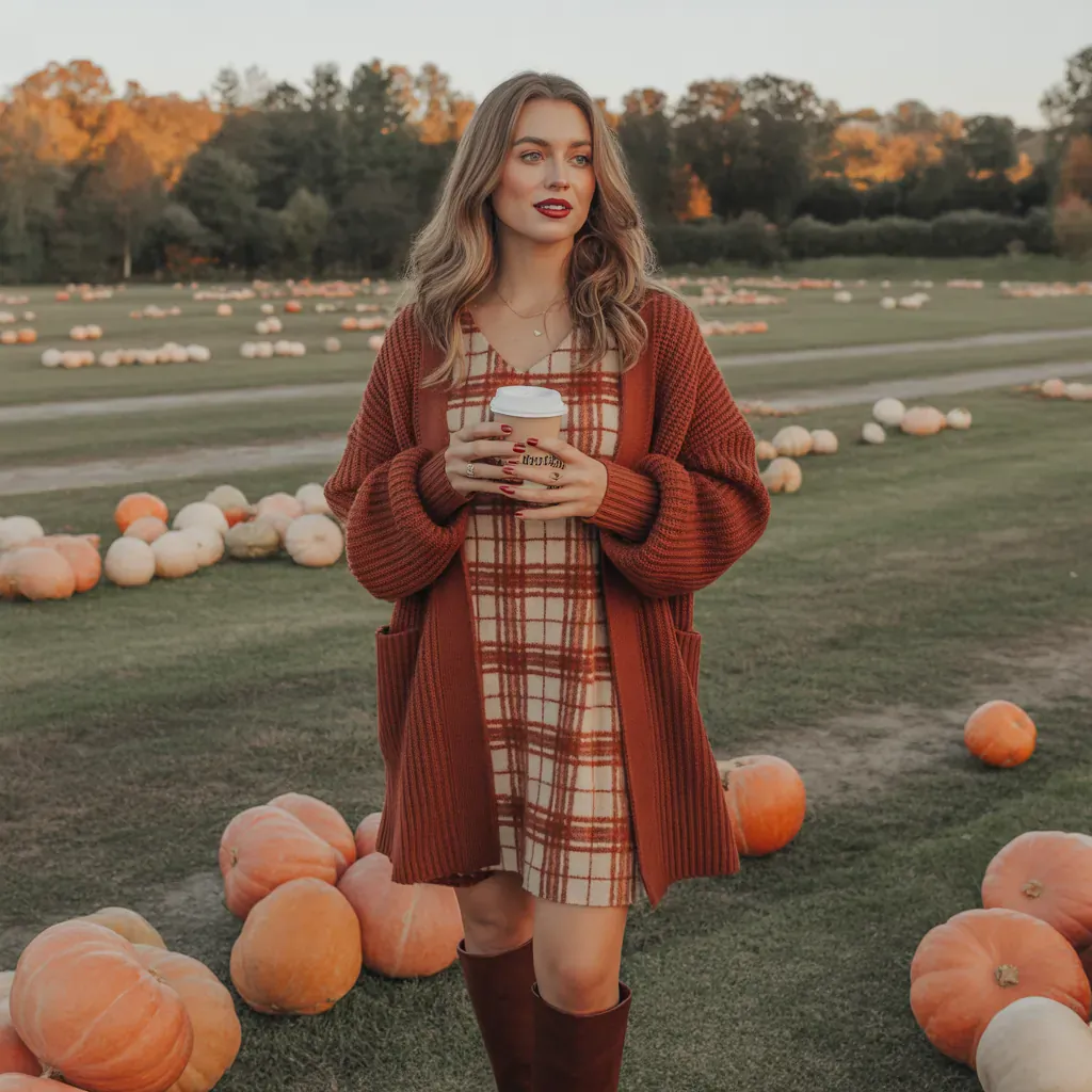 fall outfit ideas pumpkin patch coffee dates