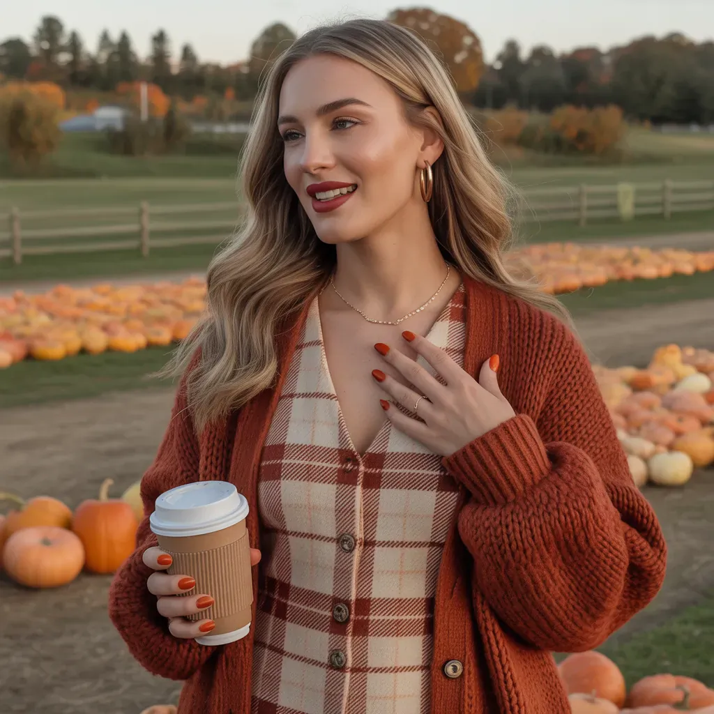 fall outfit ideas pumpkin patch coffee dates