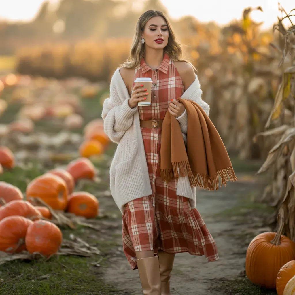 fall outfit ideas pumpkin patch coffee dates