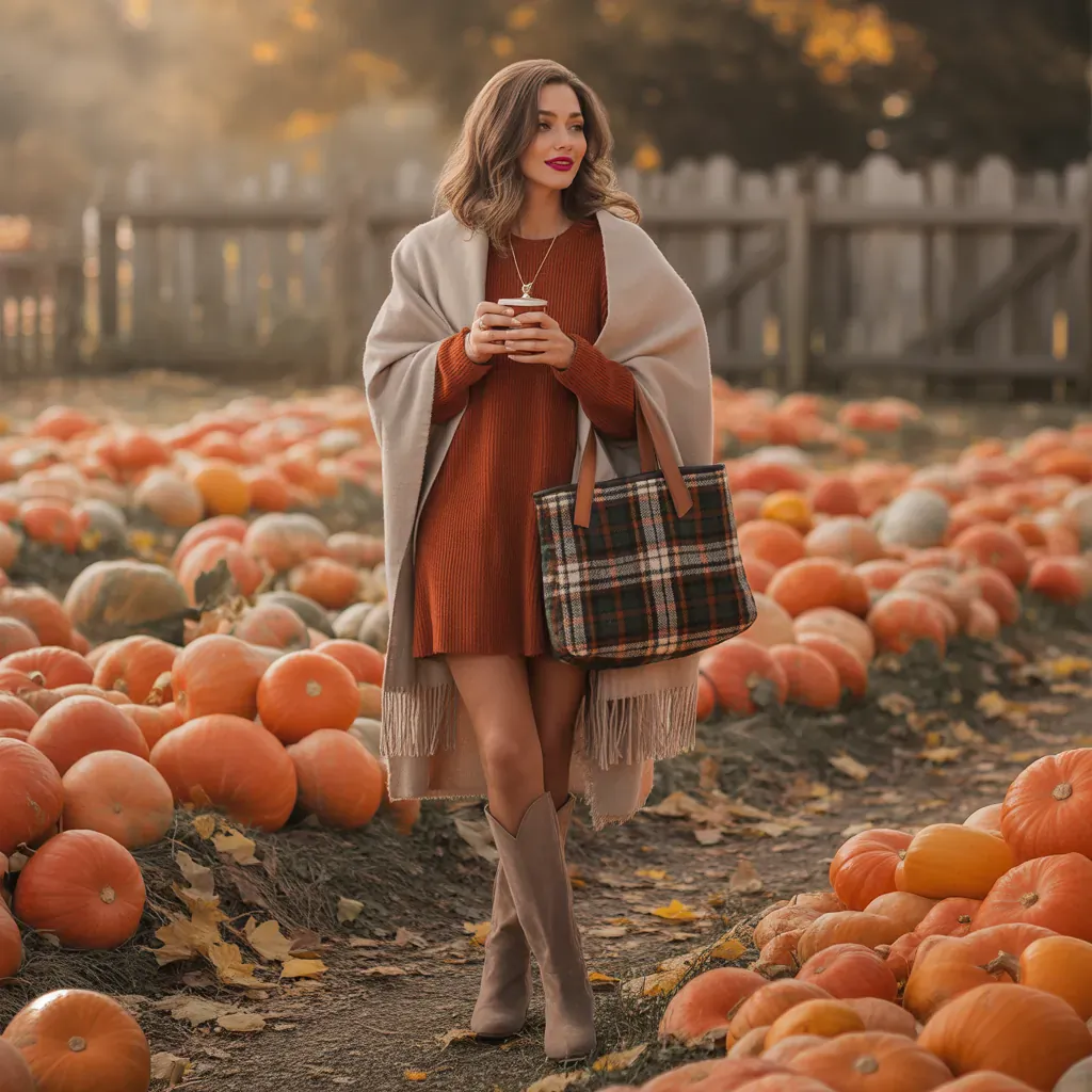 fall outfit ideas pumpkin patch coffee dates
