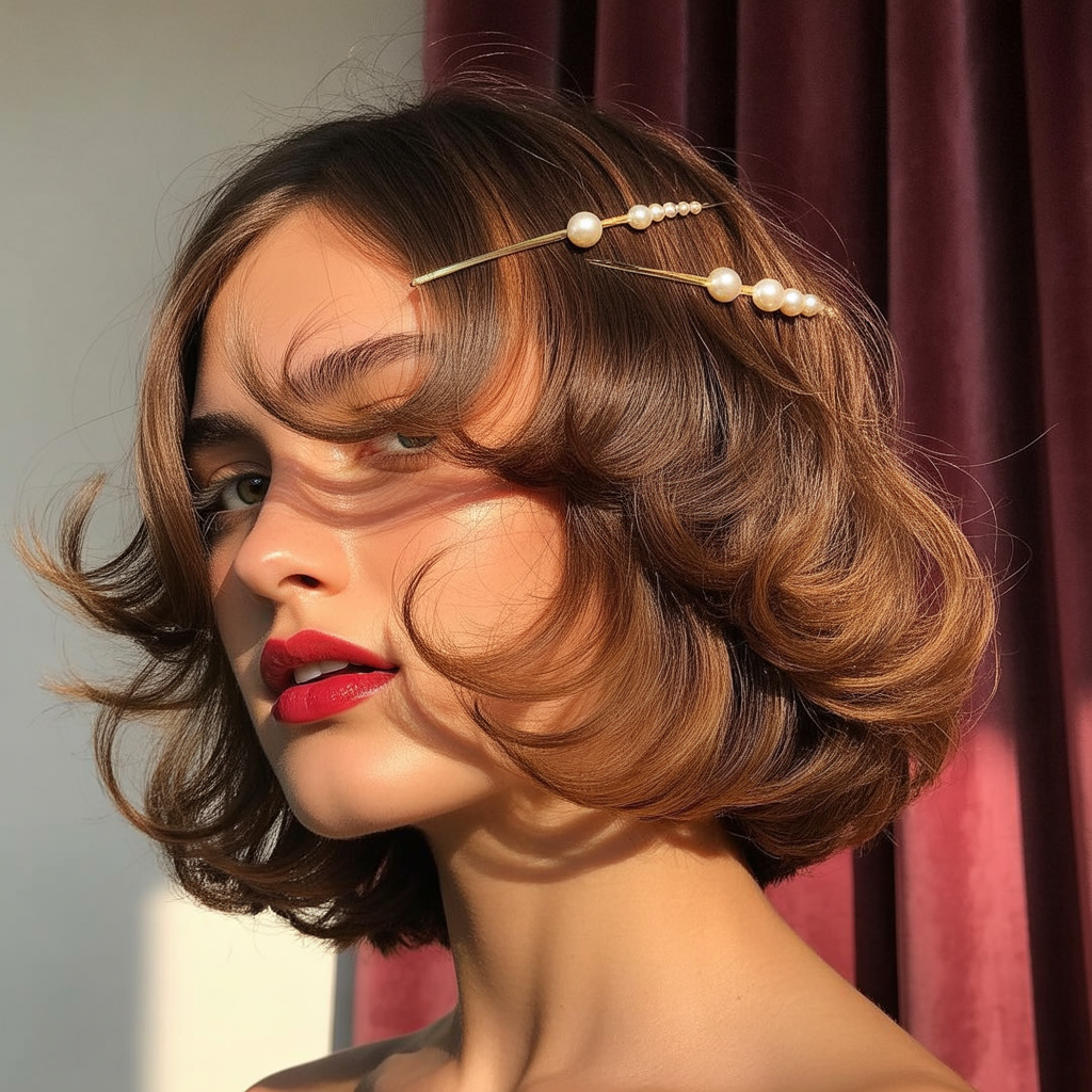 feathered bob hairstyles