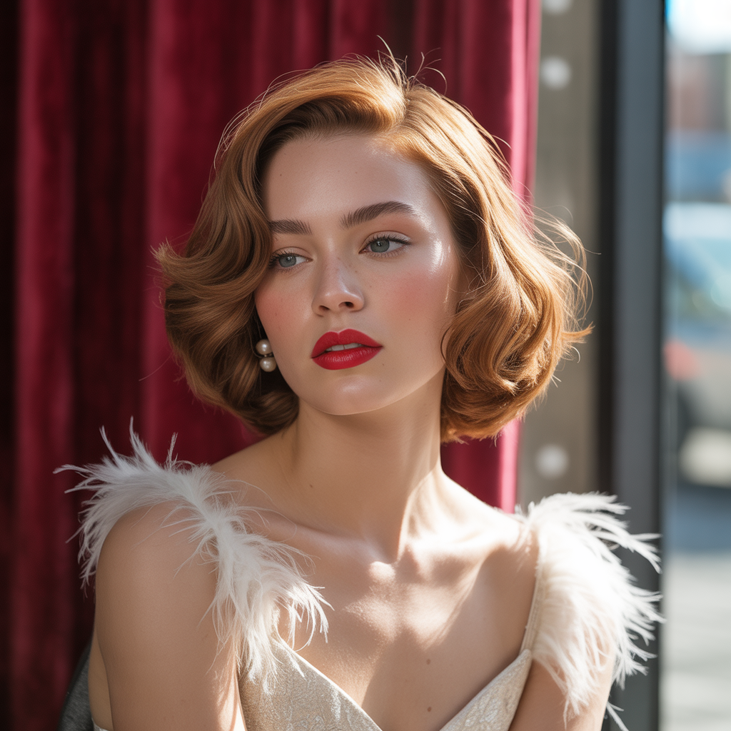 feathered bob hairstyles