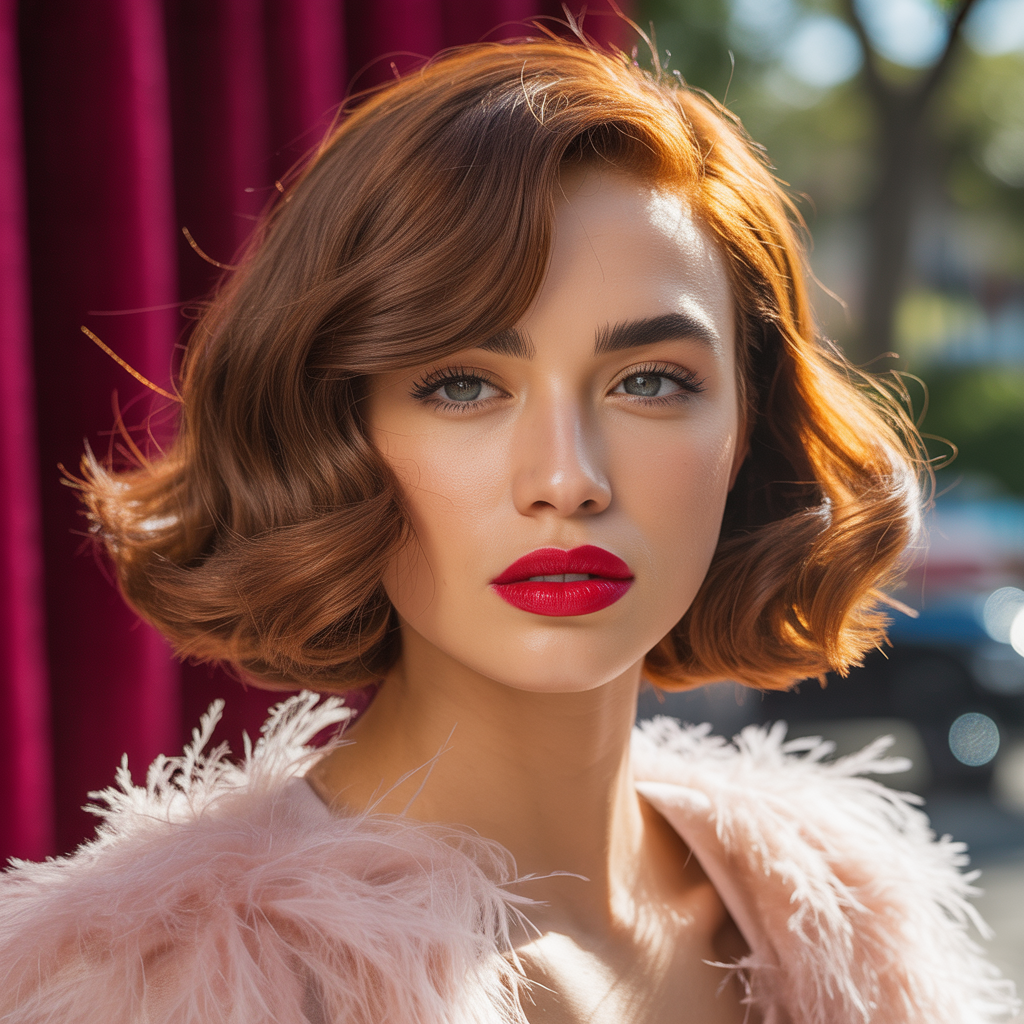 feathered bob hairstyles