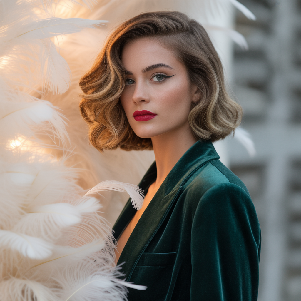 feathered bob hairstyles