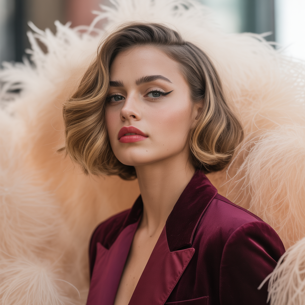 feathered bob hairstyles