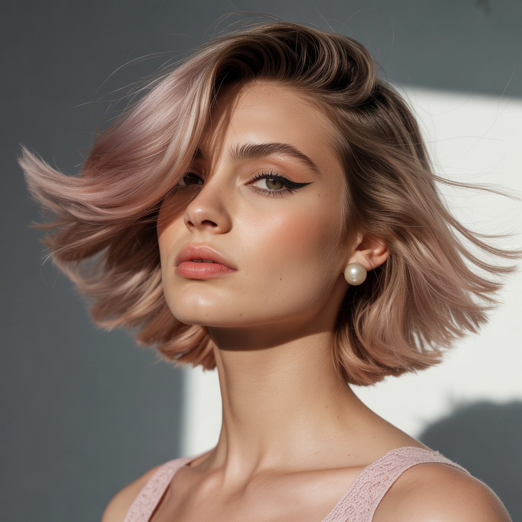 feathered bob hairstyles