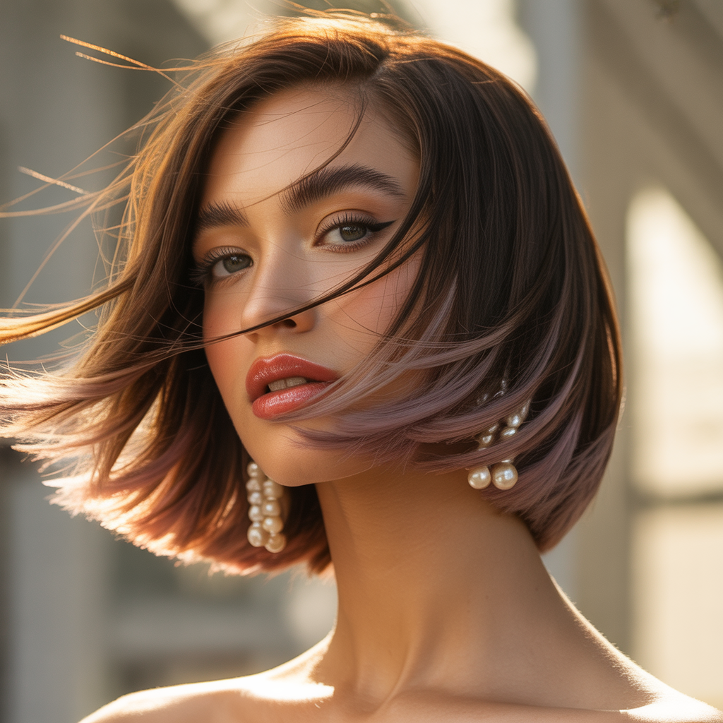 feathered bob hairstyles